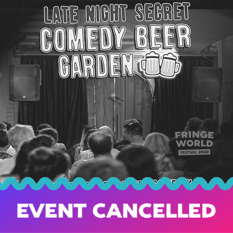 Late Night Secret Comedy Beer Garden! - Event image