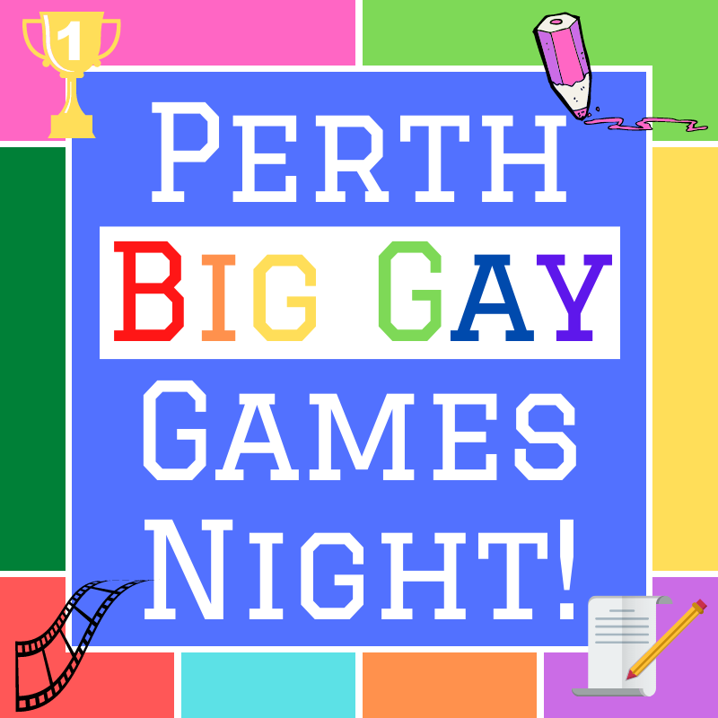 Perth's Big Gay Games Night: Live Edition - Event image