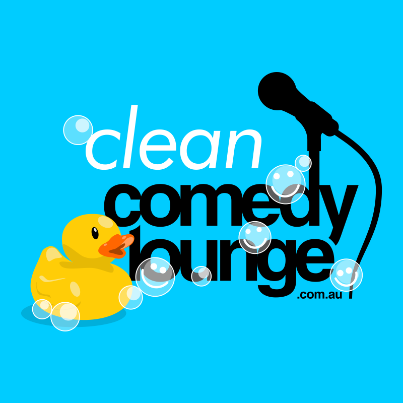 Scaled clean comedy title stamp